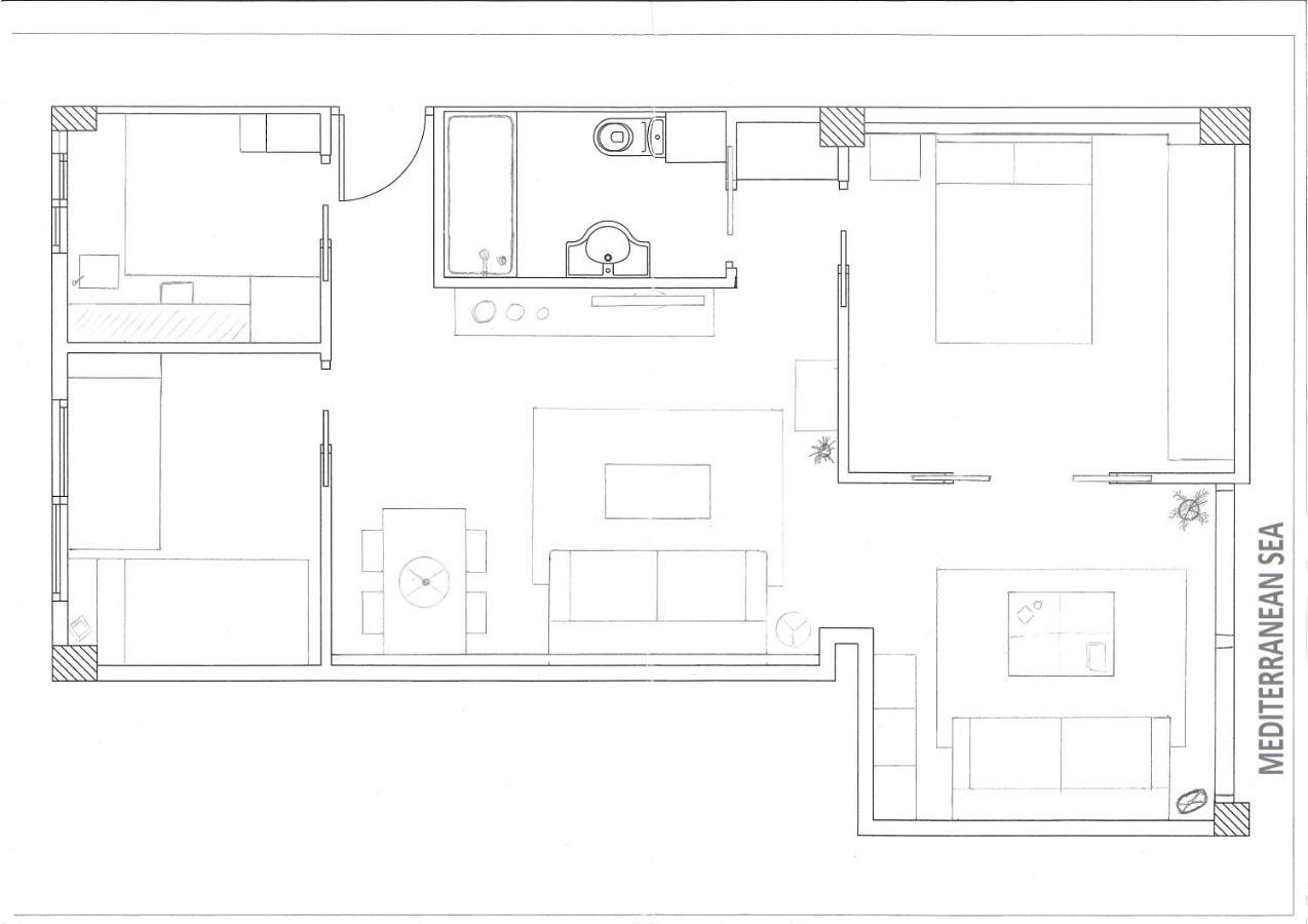 Apartamento Frente Al Mar Málaga Rum bild